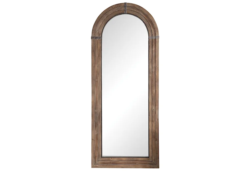 Arched Mirrors Vasari Wooden Arch Mirror by Uttermost at Esprit Decor Home Furnishings